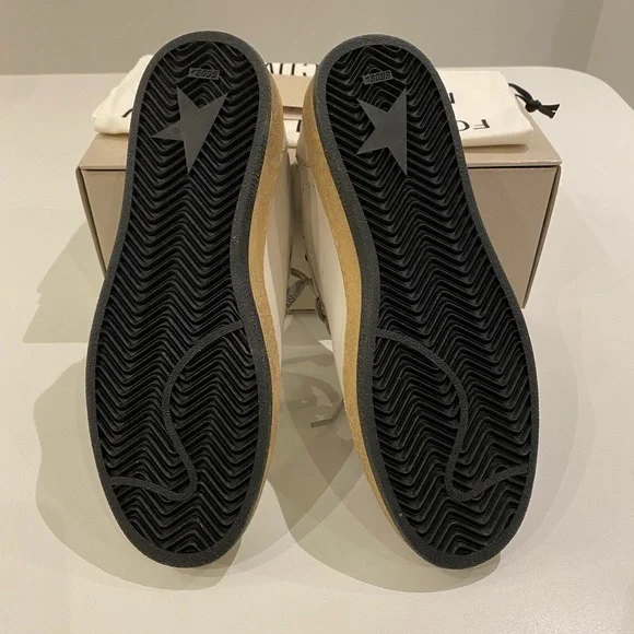 Golden Goose Ball Star Sneaker Milk White Leather/Gold sz 39 New in Box - Picture 6 of 14